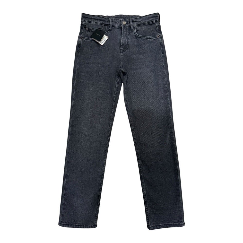 Massimo Dutti Slim Fit Comfort Denim Jeans | Charcoal Gray | Size 36 (US 26)